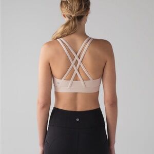 Lululemon Energy Sports Bra Size 4 Nude Beige